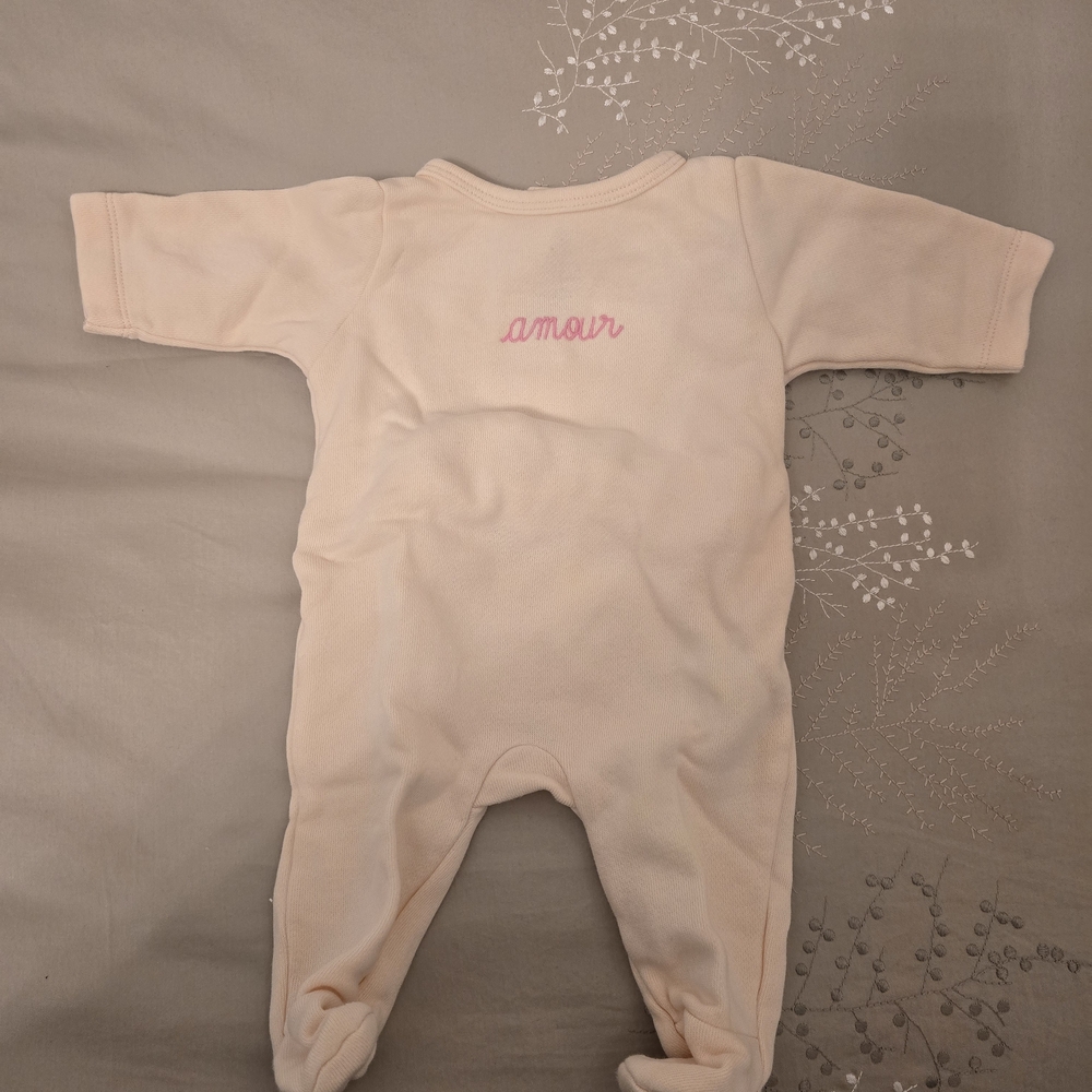 Amour Kids Footie - Soft Pink